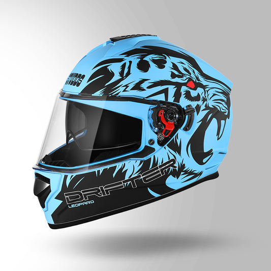 STUDDS DRIFTER D2 HELMET - MATT BLUE BLACK