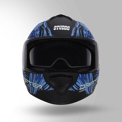 STUDDS DRIFTER D3 HELMET - MATT BLACK GREY N1