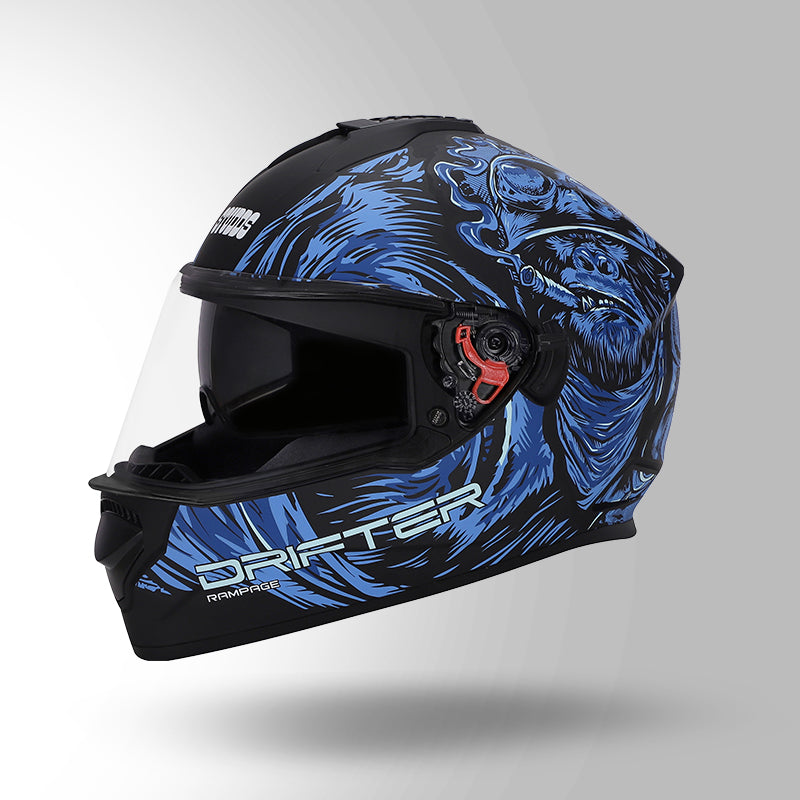 STUDDS DRIFTER D3 HELMET - MATT BLACK GREY N1