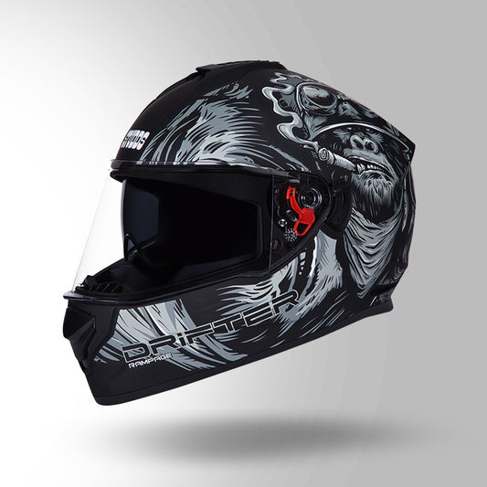 STUDDS DRIFTER D3 HELMET - BLACK GREY