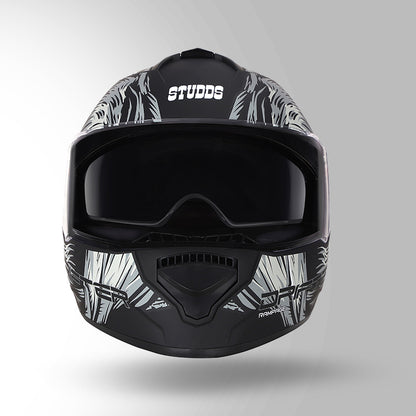 STUDDS DRIFTER D3 HELMET - MATT BLACK GREY N4