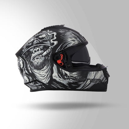 STUDDS DRIFTER D3 HELMET - MATT BLACK GREY N4