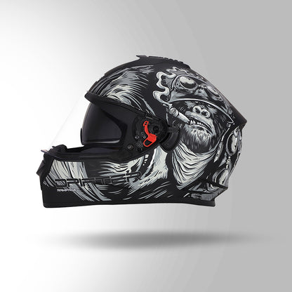 STUDDS DRIFTER D3 HELMET - MATT BLACK GREY N4