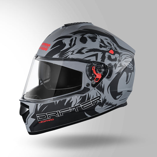 STUDDS DRIFTER D2 HELMET - MATT GREY BLACK