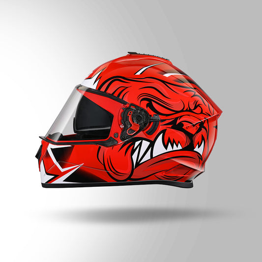 STUDDS DRIFTER D1 HELMET - GLOSS RED