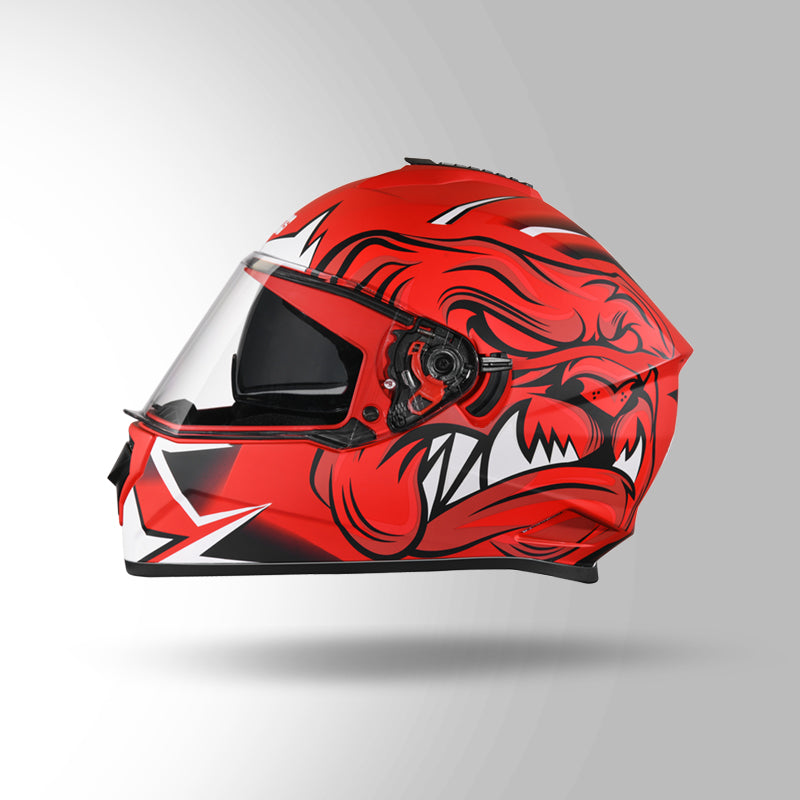 STUDDS DRIFTER D1 HELMET - MATT RED