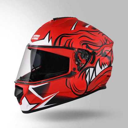 STUDDS DRIFTER D1 HELMET - MATT RED