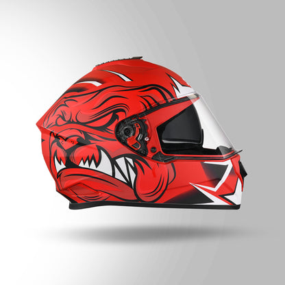 STUDDS DRIFTER D1 HELMET - MATT RED