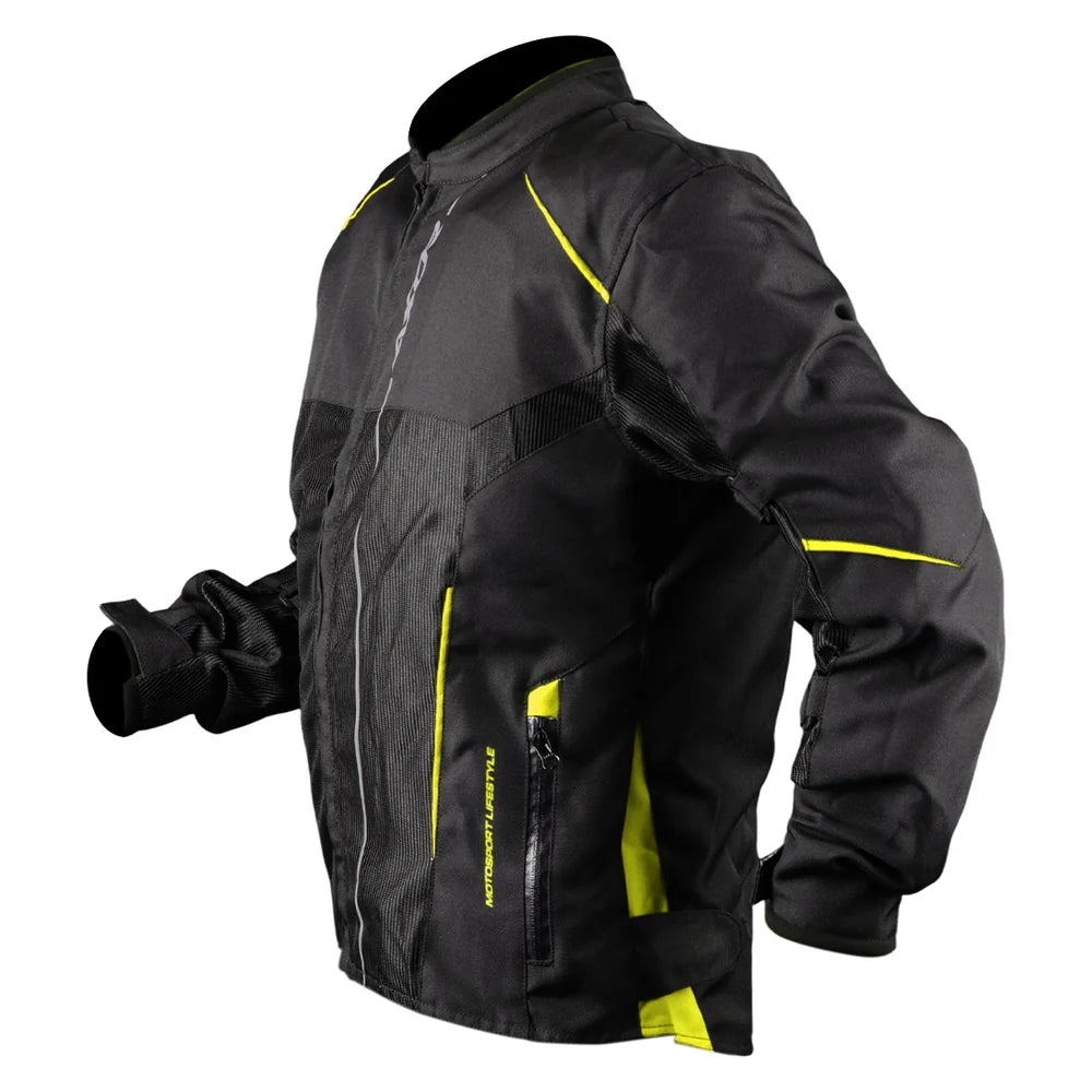 Axor Drift Jacket - Black Neon Yellow