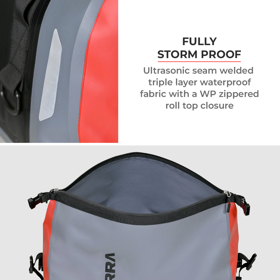 Viaterra Drybag 40L 100℅ Water Proof Motorcycle Tailbag (Universal)