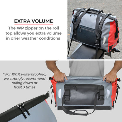 Viaterra Drybag 40L 100℅ Water Proof Motorcycle Tailbag (Universal)