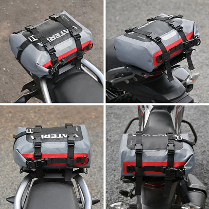 Viaterra Drybag 8L 100℅ Water Proof MotorCycle Tailbag Rear Rack Bag (Universal)