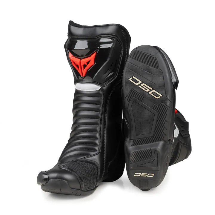 DSG GP-X Riding Boot - Black Red