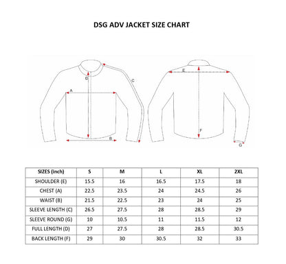 DSG Adv Riding Jacket Black Yellow Fluo