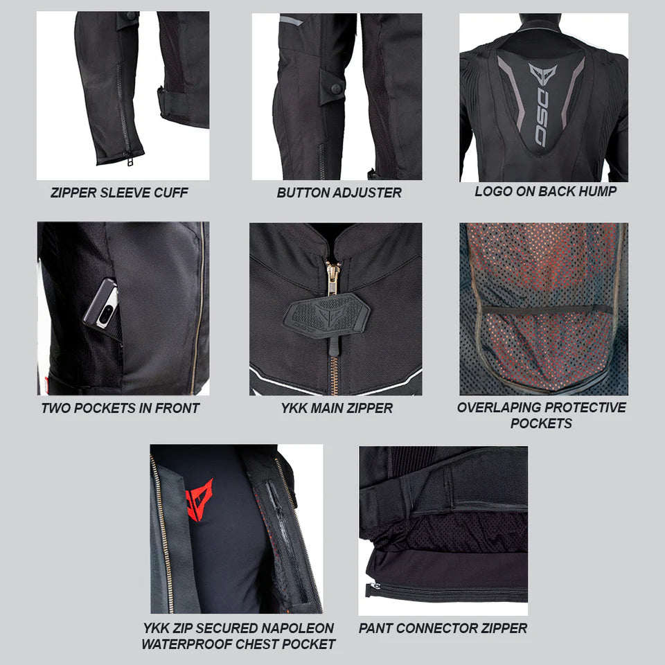 DSG Race Pro V3 Riding Jacket - Black