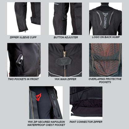 DSG Race Pro V3 Riding Jacket - Black