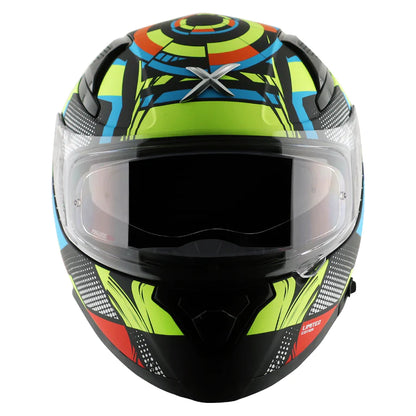 AXOR APEX VIVID HELMET - DULL BLACK NEON YELLOW