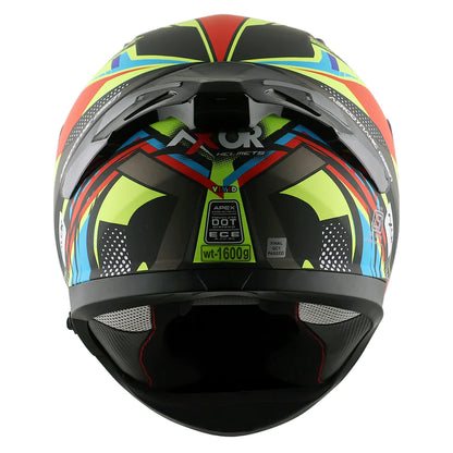 AXOR APEX VIVID HELMET - DULL BLACK NEON YELLOW