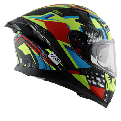 AXOR APEX VIVID HELMET - DULL BLACK NEON YELLOW
