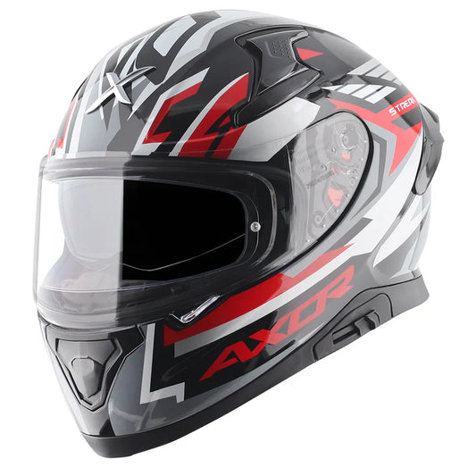 Axor Apex Streak Helmet - Black Red