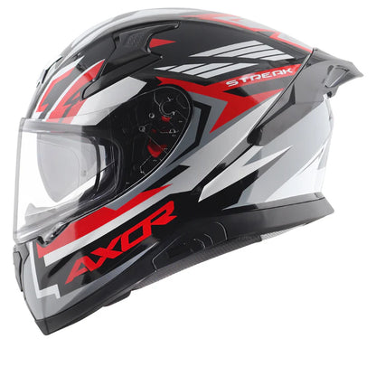 Axor Apex Streak Helmet - Black Red