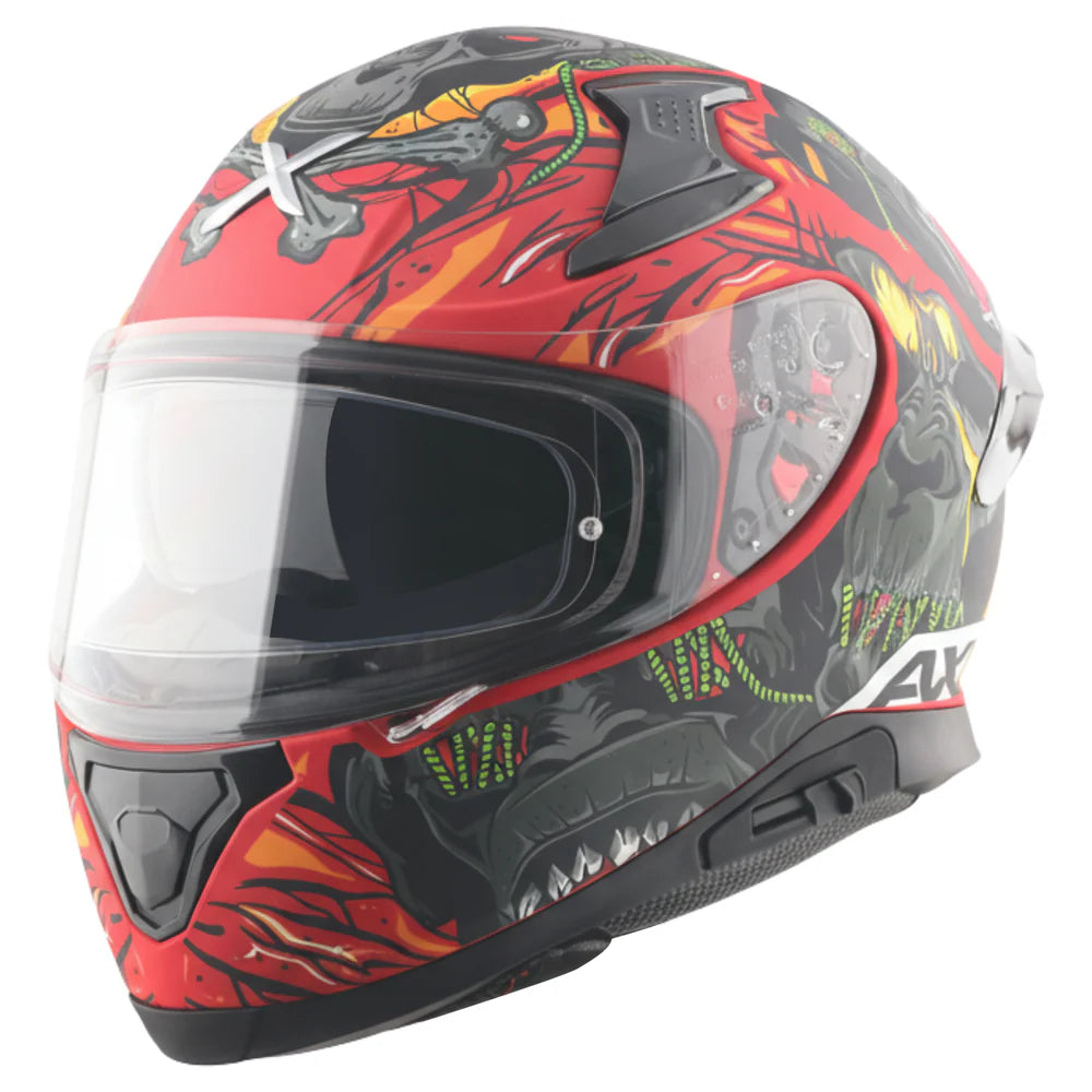 Axor Apex Ascetic Helmet - DULL RED GREY