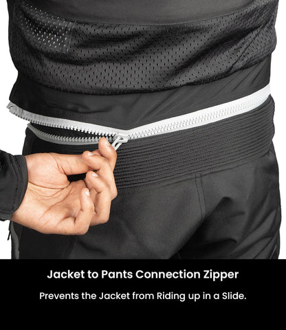 RYNOX Delta GT Jacket - Black Hi-Viz Green