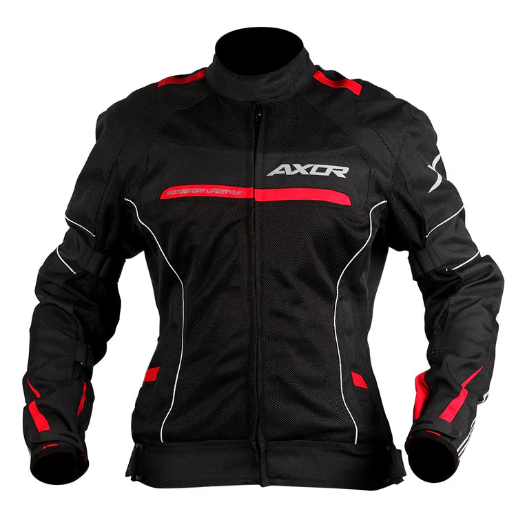 Axor Diva Women's Jacket - Black Red