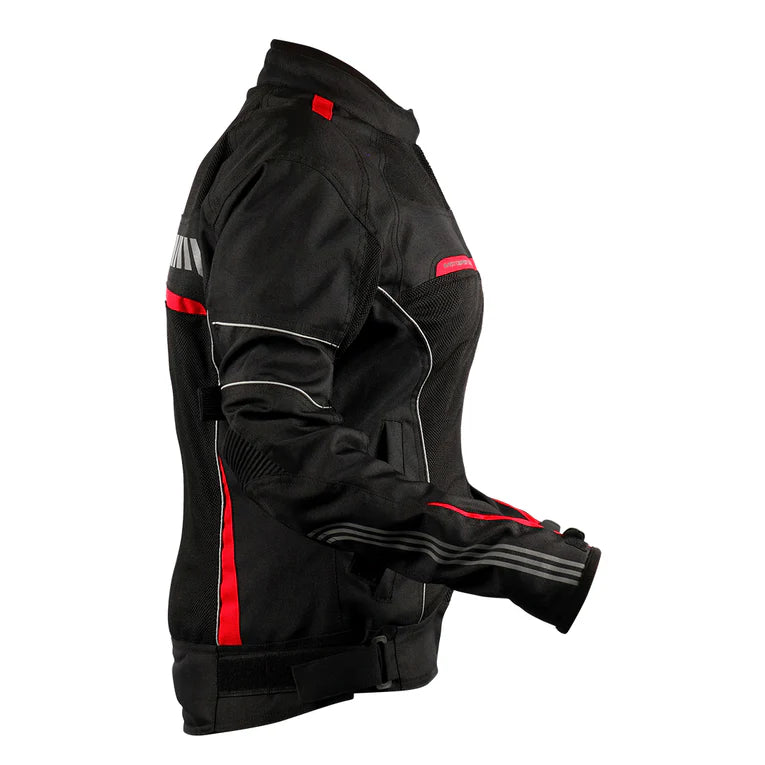 Axor Diva Women's Jacket - Black Red