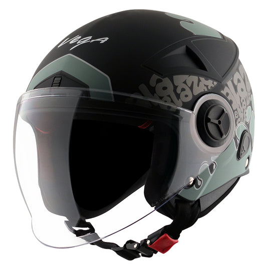 Vega Blaze DX BZ2 Helmet - Dull Black Grey