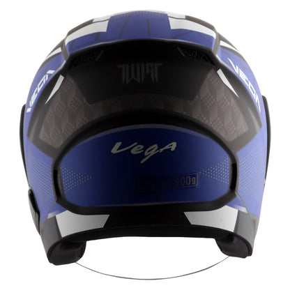 Vega Lark Twist Helmet - Dull Black Blue