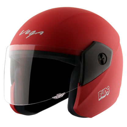 Vega Junior Buds OF Helmet - Dull Red