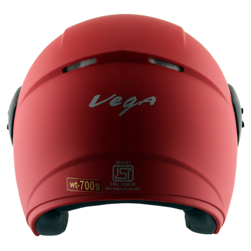 Vega Junior Buds OF Helmet - Dull Red