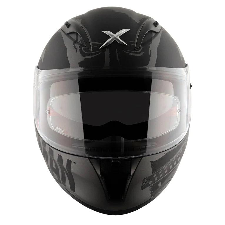 AXOR STREET DC BATMAN HELMET - DULL ANTHRACITE BLACK