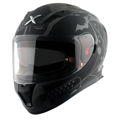 AXOR STREET DC BATMAN HELMET - DULL ANTHRACITE BLACK