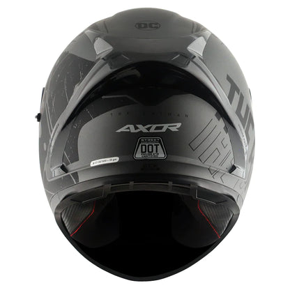 AXOR STREET DC BATMAN HELMET - DULL ANTHRACITE BLACK