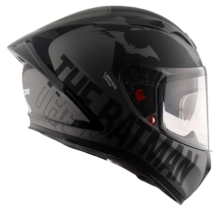 AXOR STREET DC BATMAN HELMET - DULL ANTHRACITE BLACK