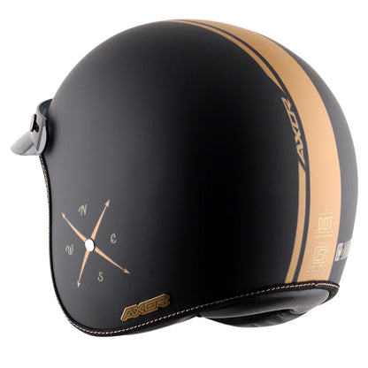 Axor Retro Jet Euro Globe Helmet - Dull Black