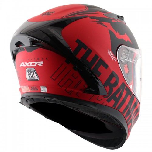 AXOR STREET DC BATMAN - DULL RED BLACK