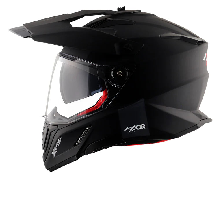 AXOR X-CROSS DUAL VISOR HELMET - DULL BLACK