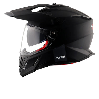 AXOR X-CROSS DUAL VISOR HELMET - DULL BLACK