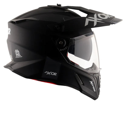 AXOR X-CROSS DUAL VISOR HELMET - DULL BLACK