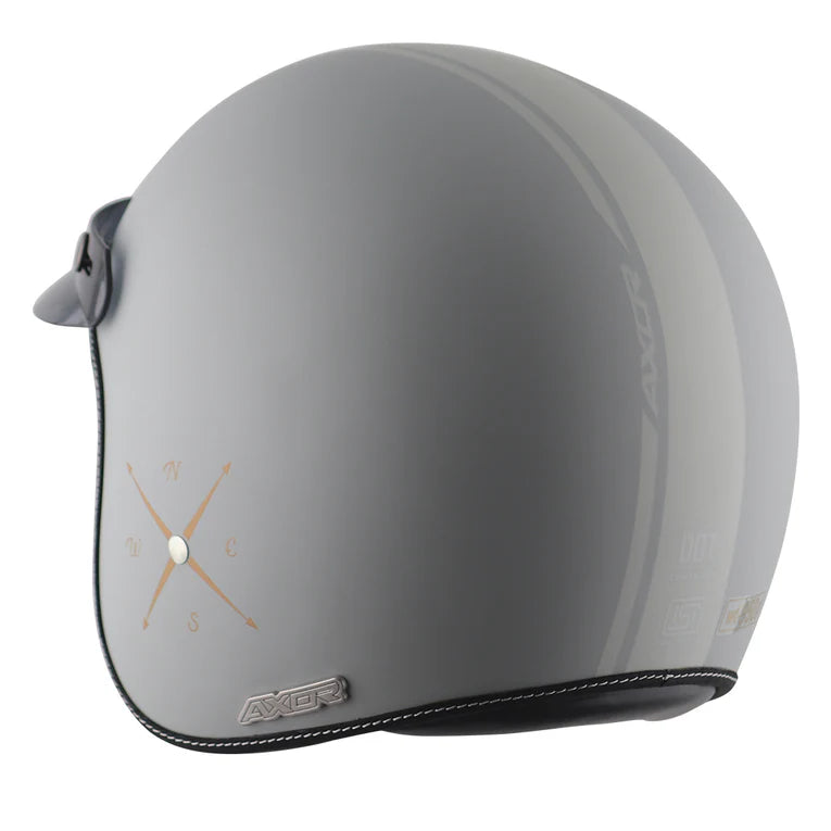 Axor Retro Jet Euro Globe Helmet - Dull Cool Grey