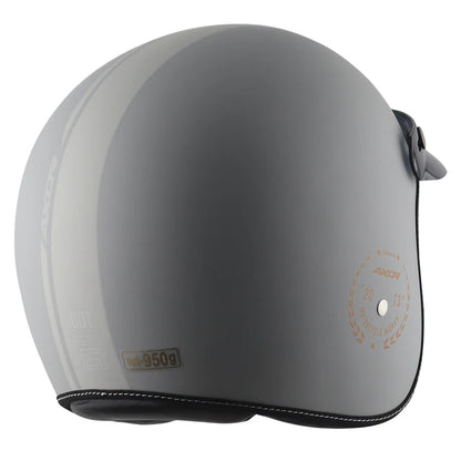 Axor Retro Jet Euro Globe Helmet - Dull Cool Grey