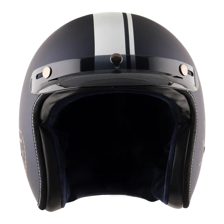 Axor Retro Jet Euro Globe Helmet - Dull Royal Blue