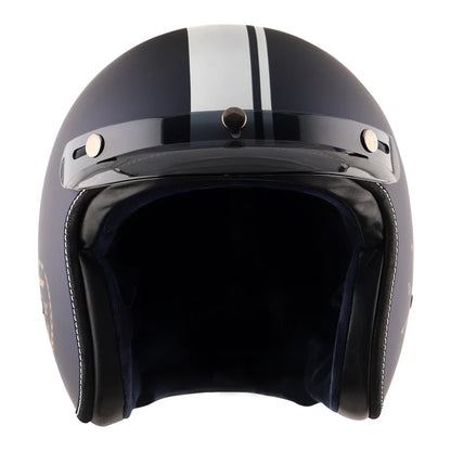 Axor Retro Jet Euro Globe Helmet - Dull Royal Blue