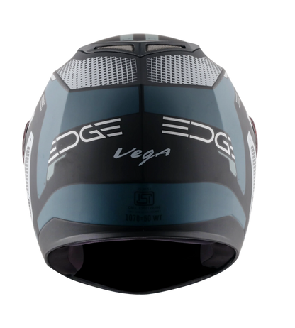 Vega Edge DX Passion Helmet - Dull Black Grey