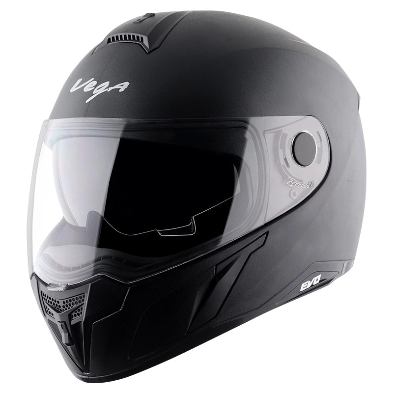 Vega Evo Dual Visor Helmet - Black