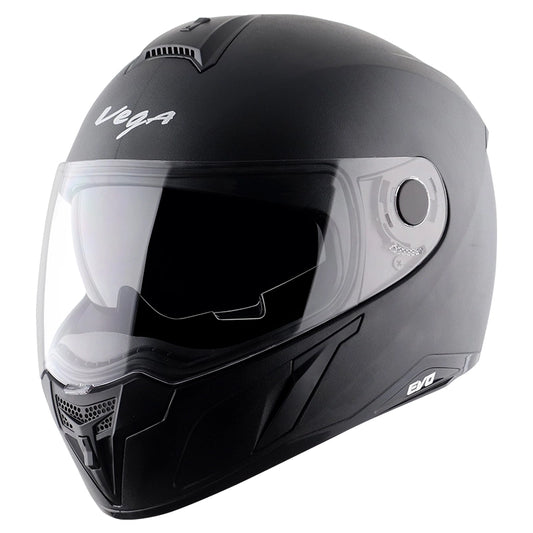 Vega Evo Dual Visor Helmet - Black