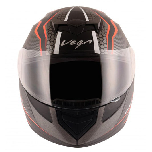 Vega Edge DX Blast Helmet - Black Orange